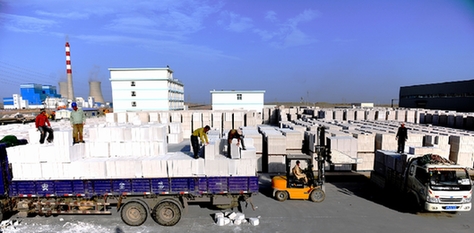 浙能集团新疆加气砌块企业成为当地行业龙头