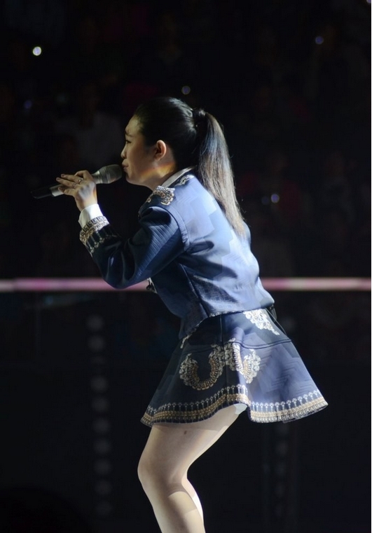 好声音 萱萱着短裙露底 蘑菇头 李琦夺冠