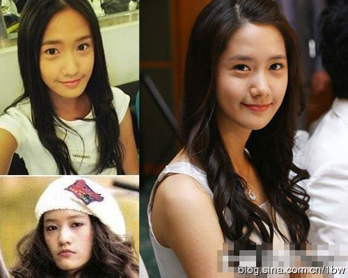 韩国最美20位女星整容照:允儿整容前似李宇春