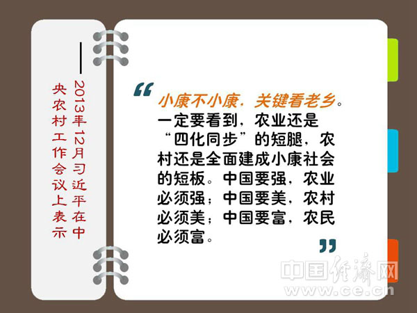 习近平谈三农:推进农业强农村美农民富