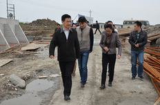秀洲：朱海平调研水利工程设施建设