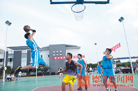 新市镇总工会举行第三届男子篮球联赛