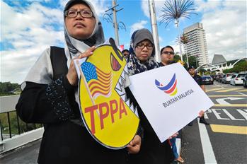 马来西亚非政府组织反对TPP协定