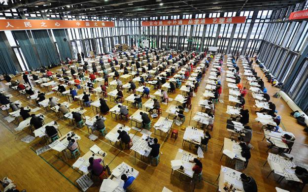 中国美术学院专业考试今日开考 录取率40比1