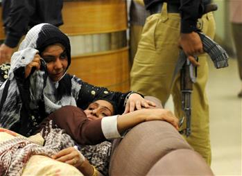 巴基斯坦自杀炸弹袭击造成至少63人死亡