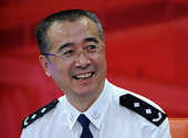 山东省公安厅副厅长张志华等谈民意警务