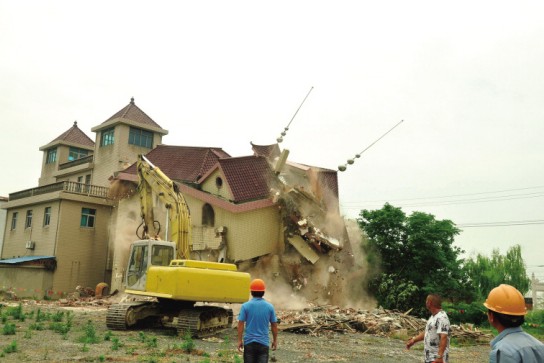 为景区建设让路