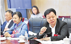 浙江代表团在驻地举行代表小组会议