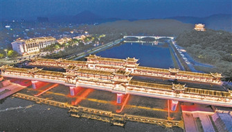 宁海兴宁廊桥成为新景观