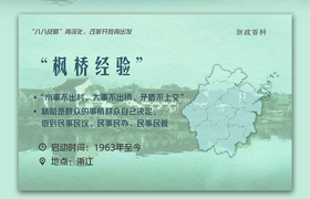 &ldquo;枫桥经验&rdquo;：越擦越亮的基层社会治理&ldquo;金字招牌&rdquo;