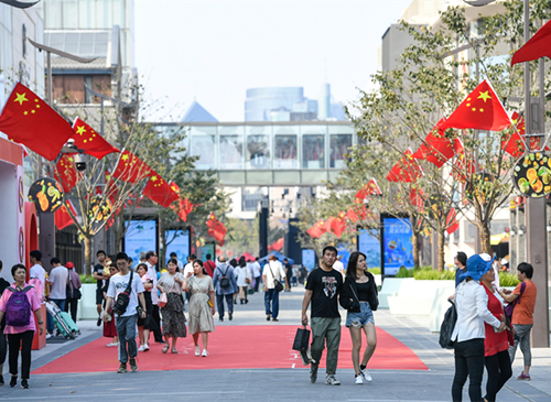 杭州湖滨步行街升级