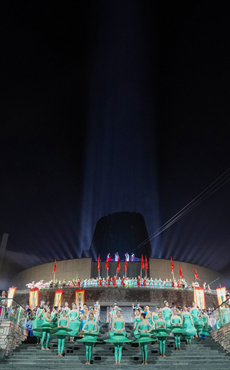 《天下龙泉》大型实景演出在浙江龙泉举办