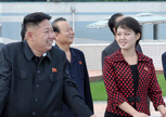 金正恩偕夫人视察绫罗人民游乐园