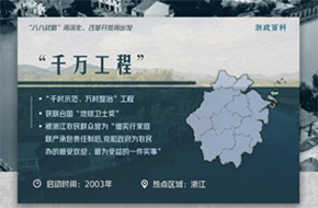 &ldquo;千万工程&rdquo;：绘制美丽浙江，纵笔美丽中国