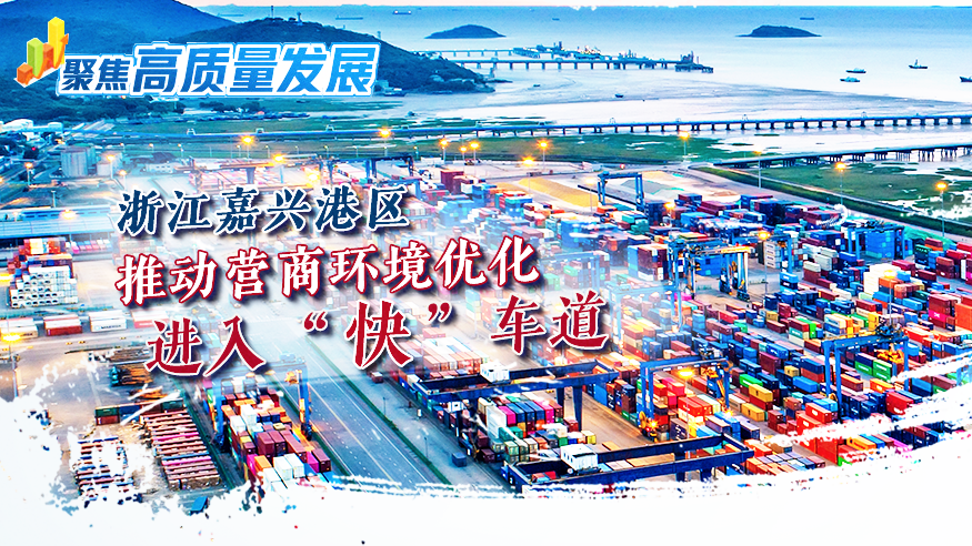 浙江嘉兴港区推动营商环境优化进入&ldquo;快&rdquo;车道