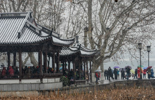 浙江迎来2013年第一场雪