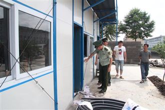 仙居：拆除最大在建施工单位彩钢板违章建筑